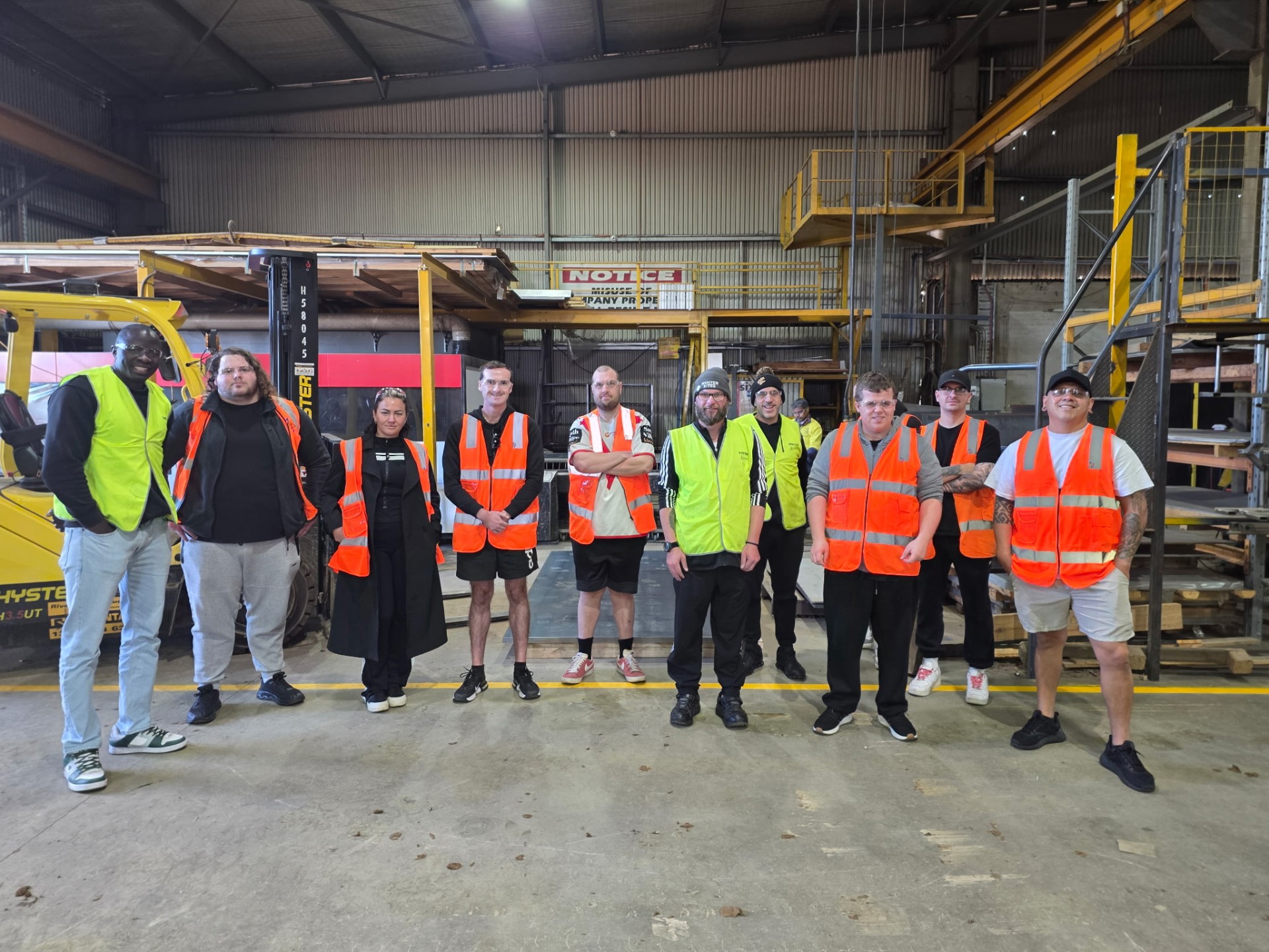 Kosta's Crew on a community experience visit