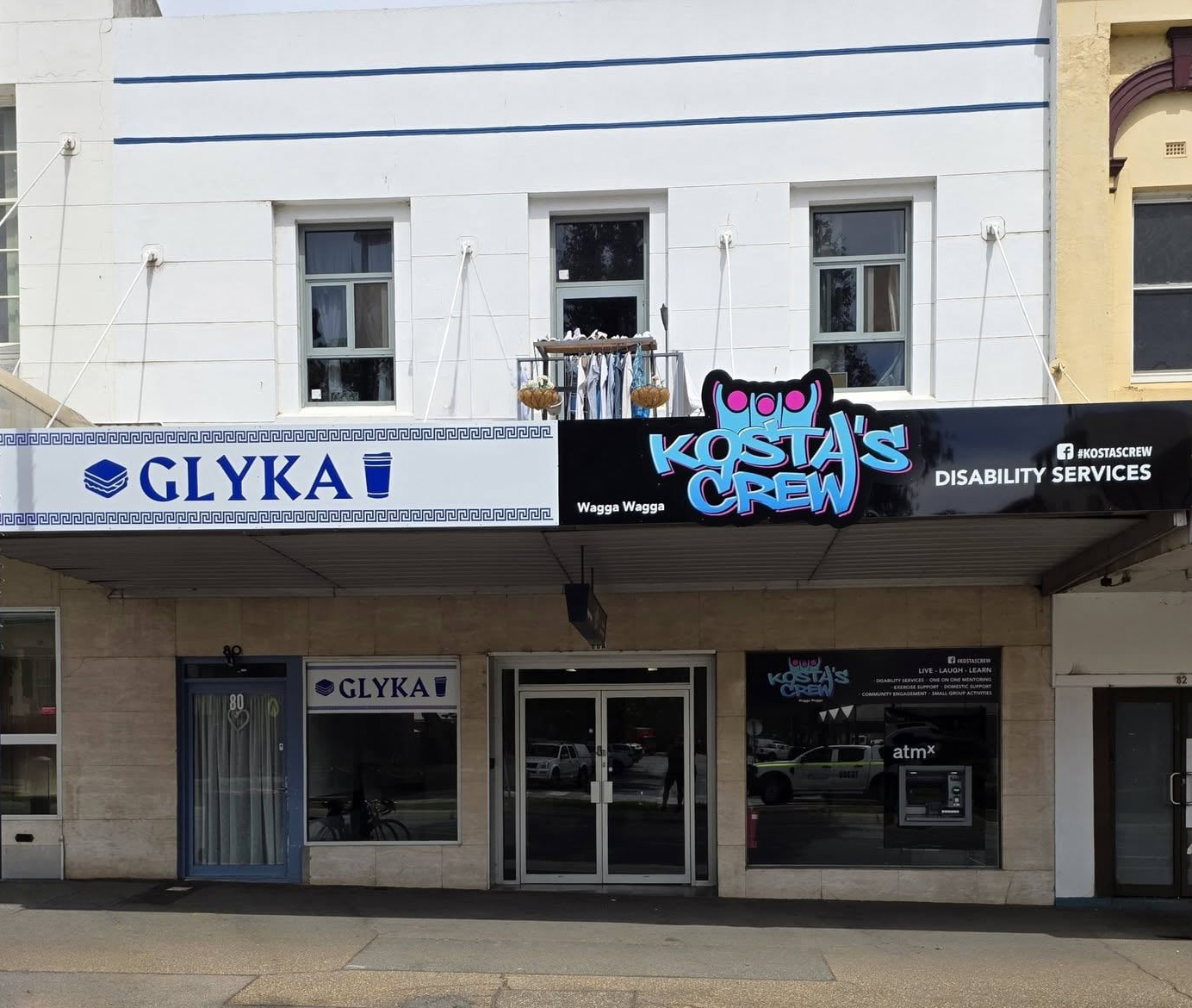 Kosta's Crew storefront in Wagga Wagga